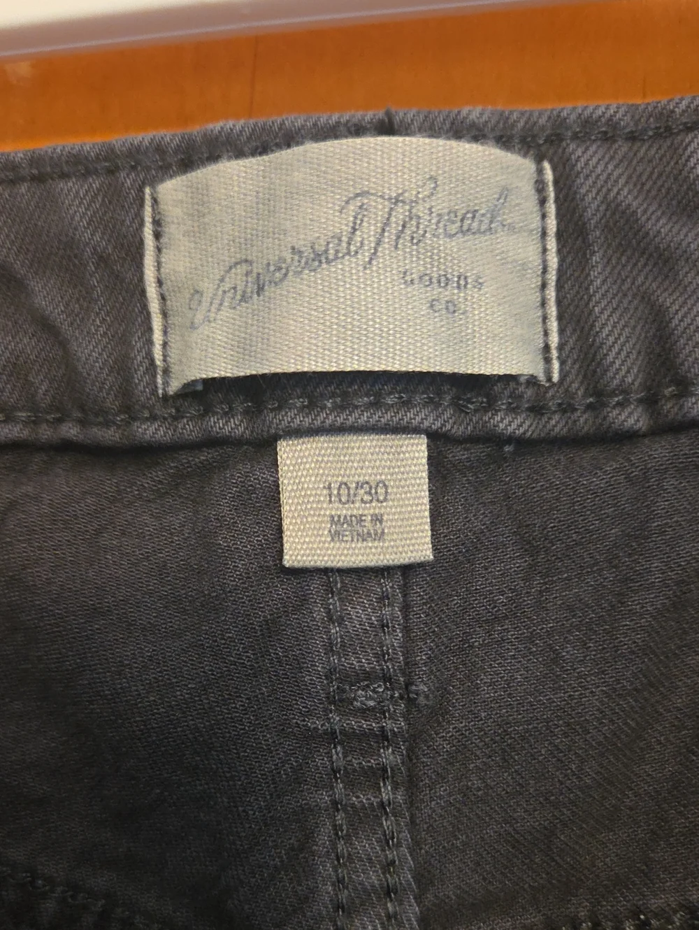 Universal Thread Black Denim Cutoff Shorts